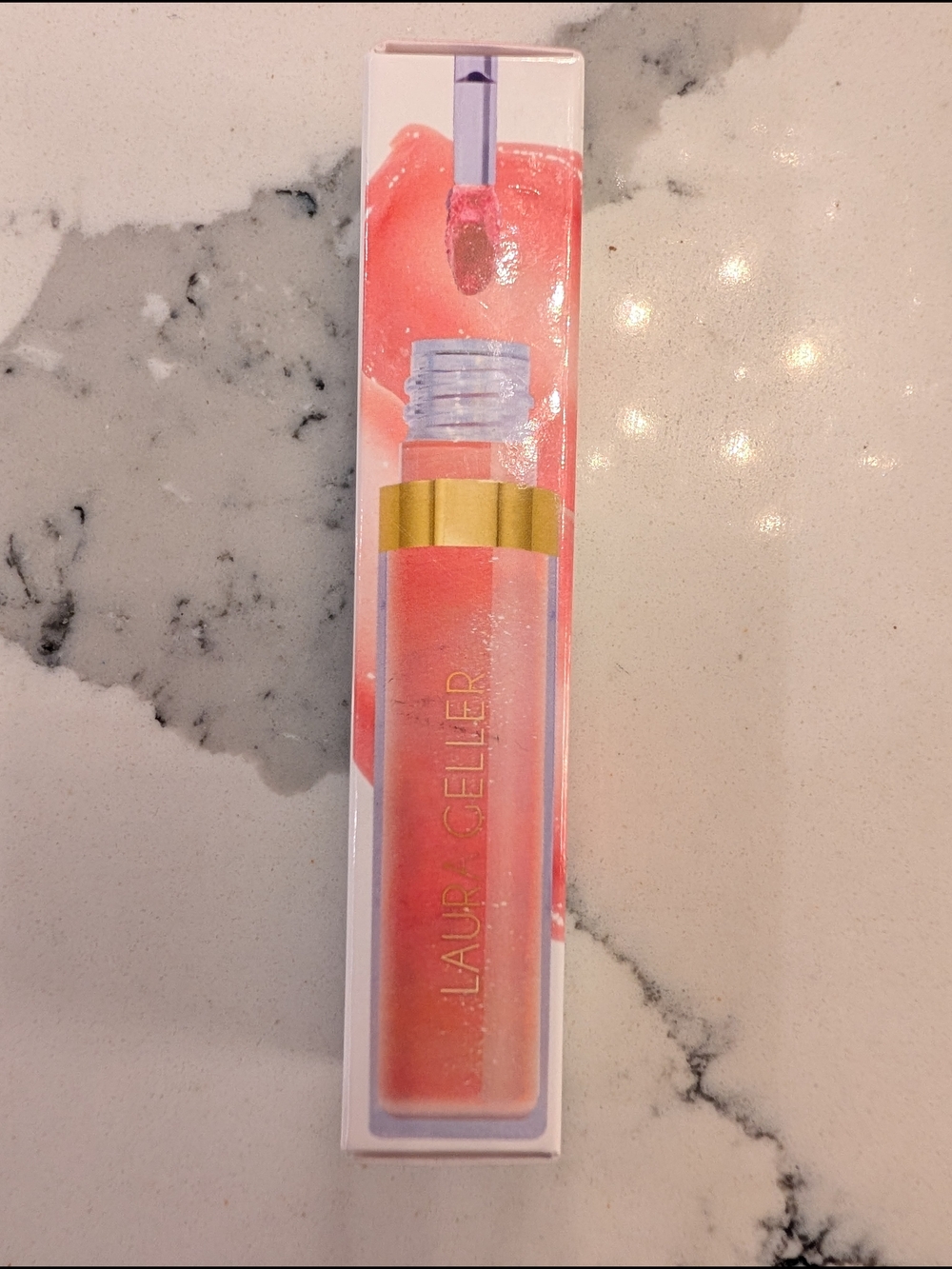 Laura Geller Italian Marble Glossy Lip Tint — Rosé Spritz NIB - Picture 6 of 8